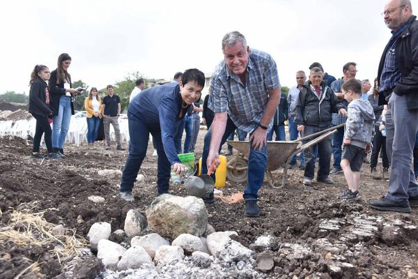 טקס הנחת אבן פינה לשכונה חדשה בבית לחם הגלילית