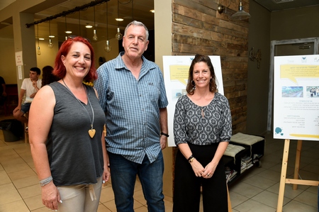 מימין לשמאל: עדי לוי מיכאלי, אייל בצר, נגה בן יעקב