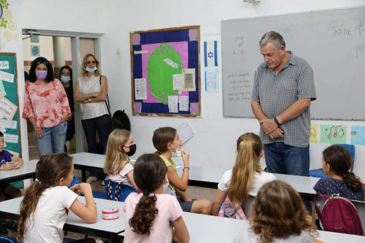 הנהלת המועצה בביקור בקייטנות