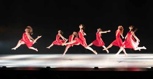 רקדניות בערב סיום מגמת מחול 2021