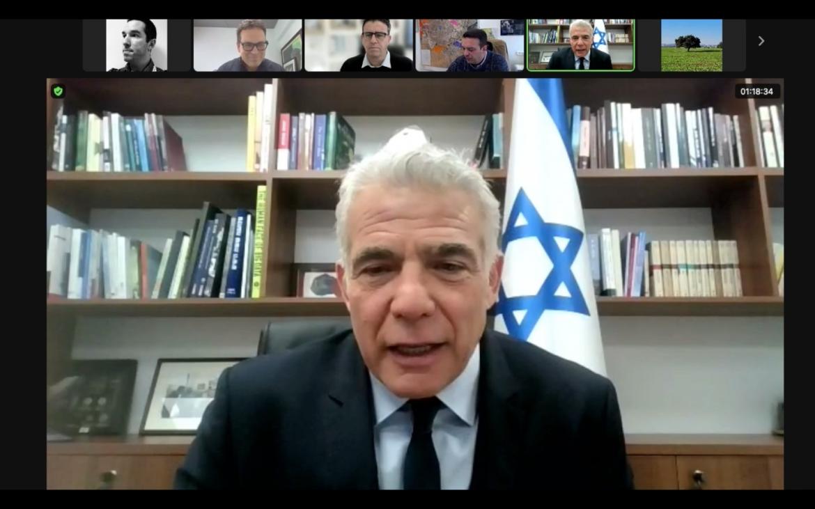 ראש הממשלה החליפי יאיר לפיד