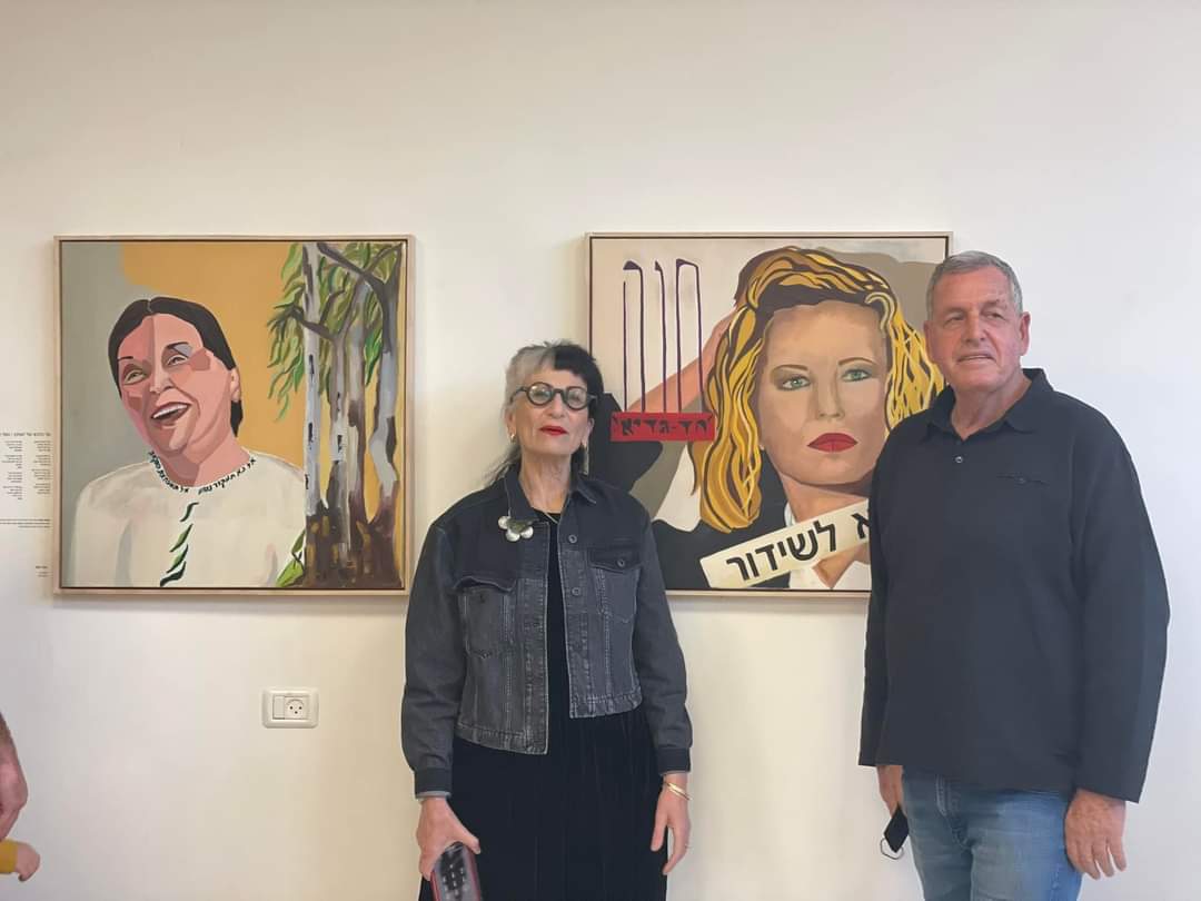 ראש המועצה והאמנית חדווה מלר-ברזילי