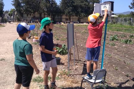 מדידות בחווה החקלאית
