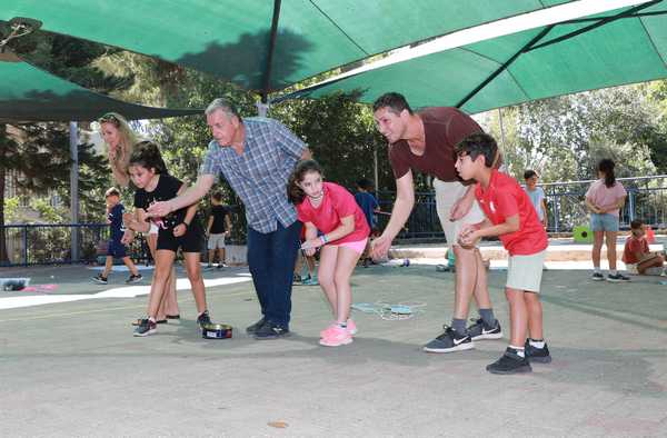 ראש המועה בביקור בקייטנות