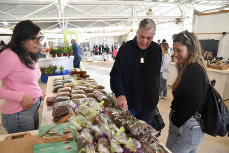 דוכן ביריד האיכרים 