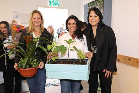 שלומית שיחור רייכמן, ראשת המועצה בחנוכת החווה החקלאית