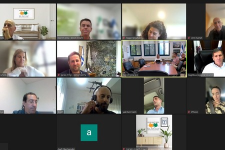 פגישה עם שרת הסביבה - עידית סילמן וצוות ראשי רשויות