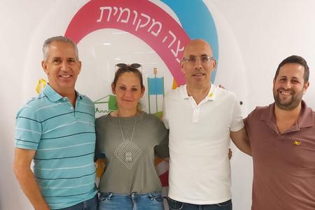 מימין לשמאל: עידו גרינבלום – ראש המועצה המקומית קרית טבעון, אסף אוברלנדר – ראש המועצה המקומית רמת ישי,