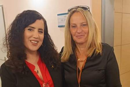 שלומית שיחור רייכמן - ראשת המועצה עם חברת הכנסת נעמה לזימי שלומית שיחור רייכמן - ראשת המועצה עם חברת הכנסת נעמה לזימי