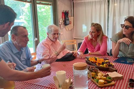 ביקור ראש עיריית תל אביב, רון חולדאי במושב היוגב ביקור ראש עיריית תל אביב, רון חולדאי במושב היוגב