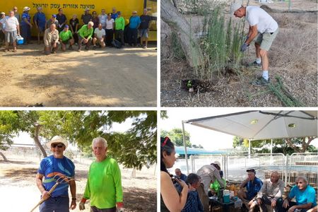 יום התנדבות בקיבוצי העוטף