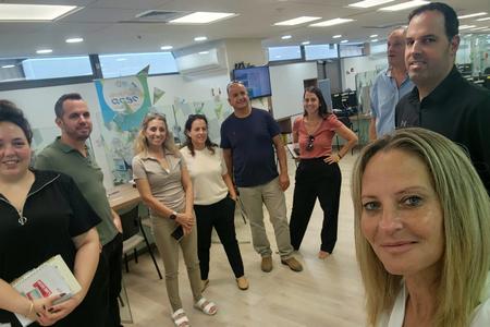 ביקור במינהל החינוך בעיריית תל אביב