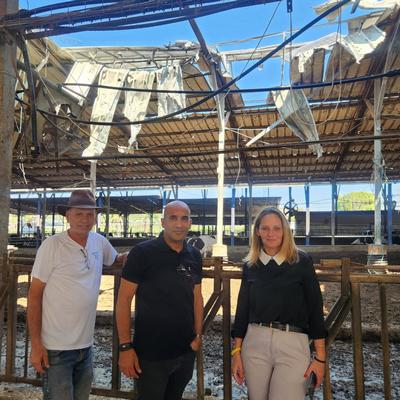 ביקור ברפת בבית שערים