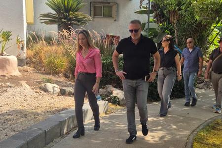 בסיור עם תמיר בן משה סמנכל ומנהל המינהל לפיתוח מערכת החינוך