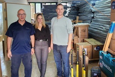 מנכל המועצה, ראשת המועצה ומנהל אגף חירום וביטחון