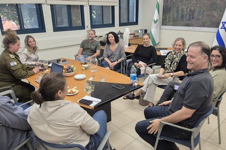 פגישה עם הנהגת הורים בבית הספר עמק יזרעאל גניגר ועם ממ מנהל בית הספר