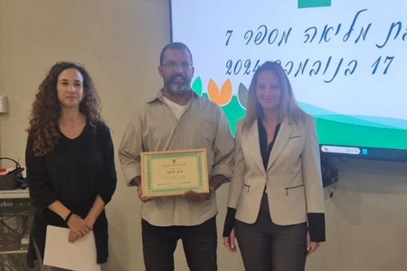 ראשת המועצה עם גיא יוחנן