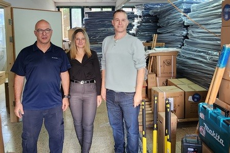 מנכל המועצה, ראשת המועצה ומנהל אגף חירום וביטחון