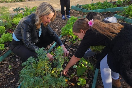 ביקור בבית ספר מרומי שדה באחוזת ברק