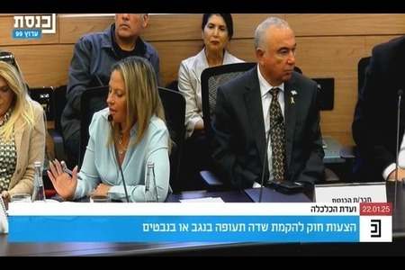 דיון בוועדת הכלכלה של הכנסת בנושא חוק נבטים