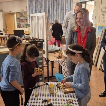 ביקור בבית הספר אופקים במרחביה