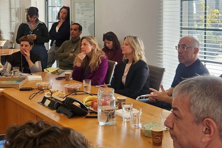 סיור ומפגש עם דר שרון אלרועי פרייס וצוות משרד הבריאות