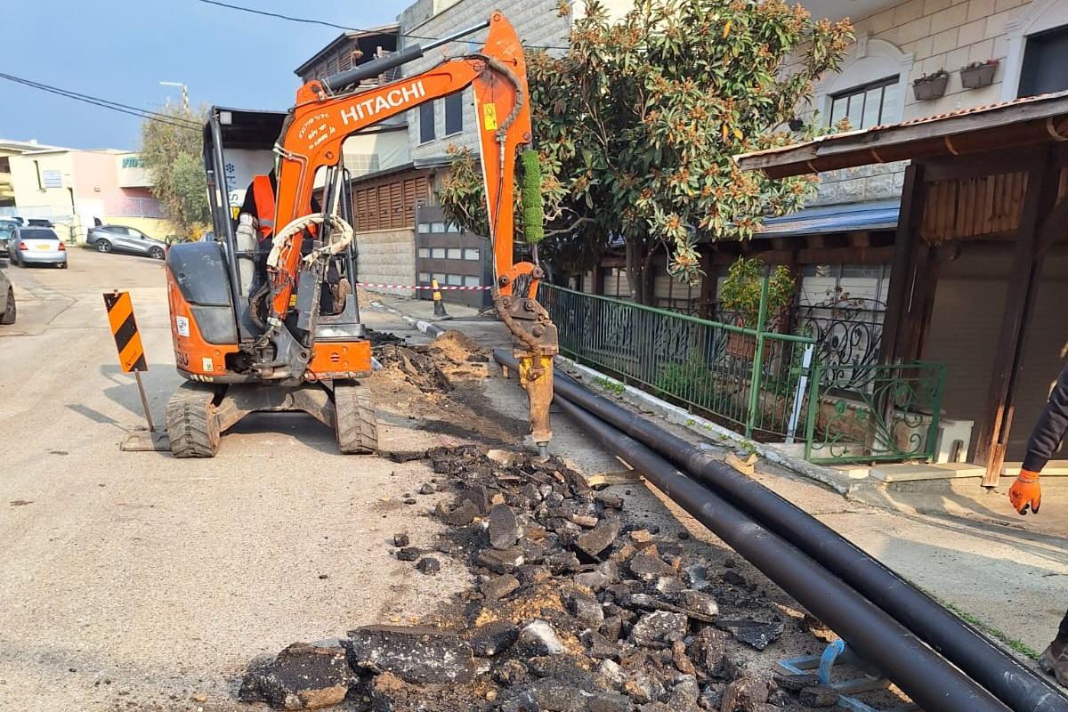 עבודות פיתוח ושיפור תשתיות במנשית זבדה