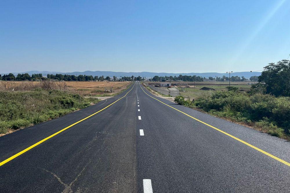 כביש גישה חדש לבסיס רמת דוד