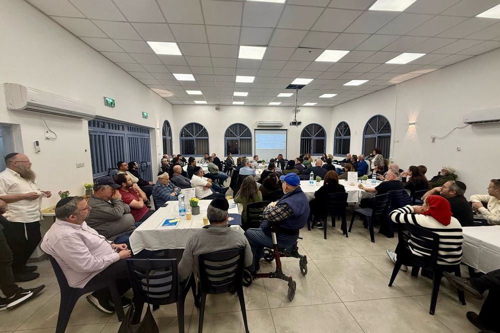 מפגש שיתוף ציבור בכפר גדעון