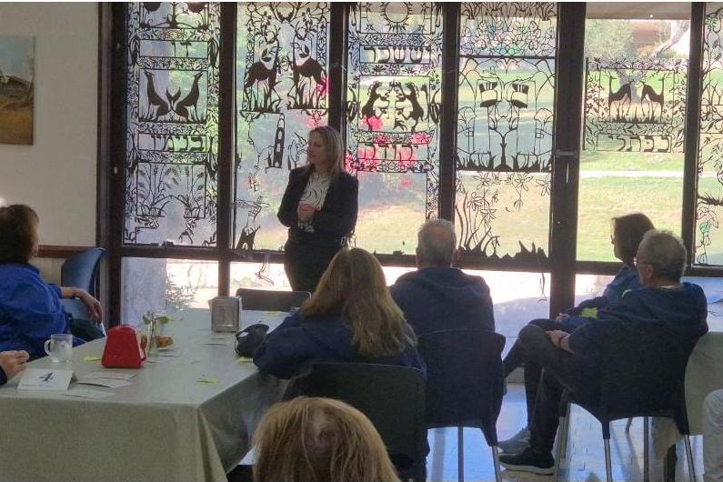 מפגש עם משלחת מדטרויט