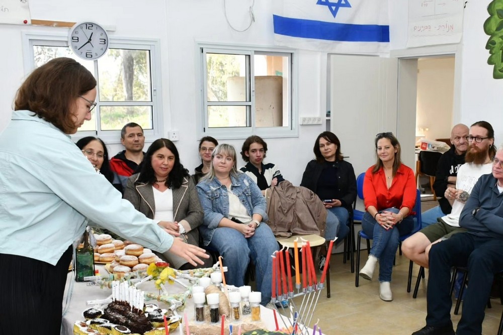 חנוכה באתר הקליטה במרחביה