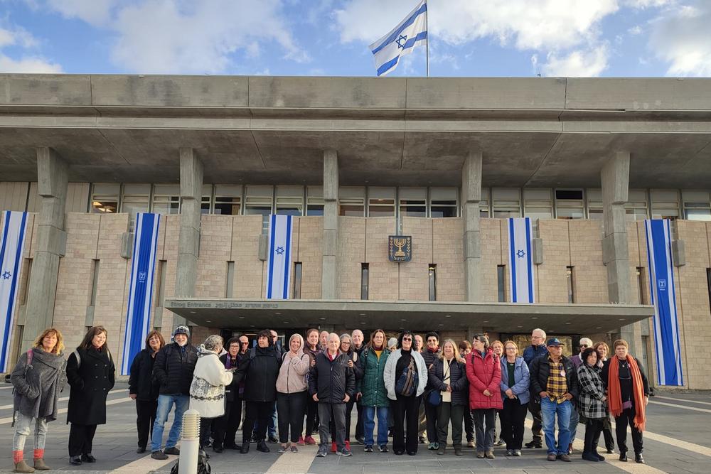 ביקור בכנסת מתוך אירועי דמוקרטיה בעמק