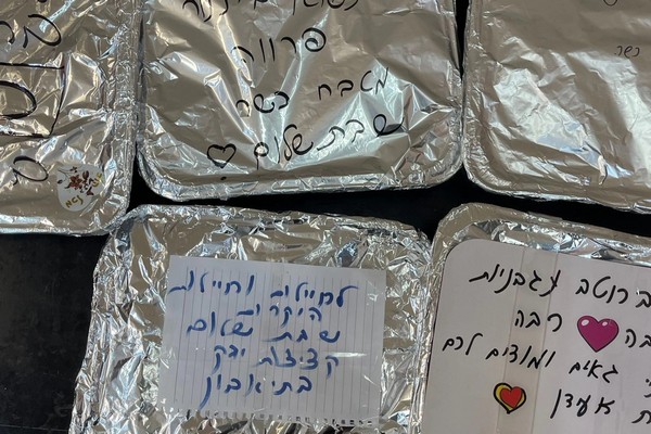 משלוח אוכל לחיילים וחיילות בגבול הצפון1