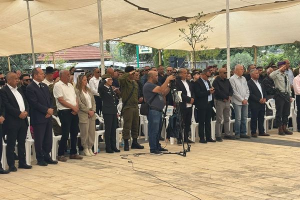 טקס יום הזיכרון באנדרטת הלוחם הבדואי